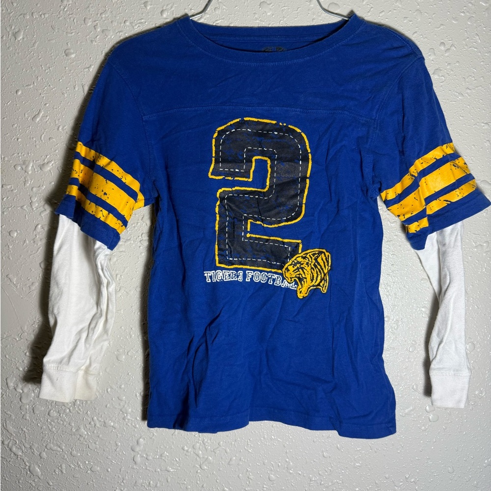 Blue and Yellow Kids Football Shirt